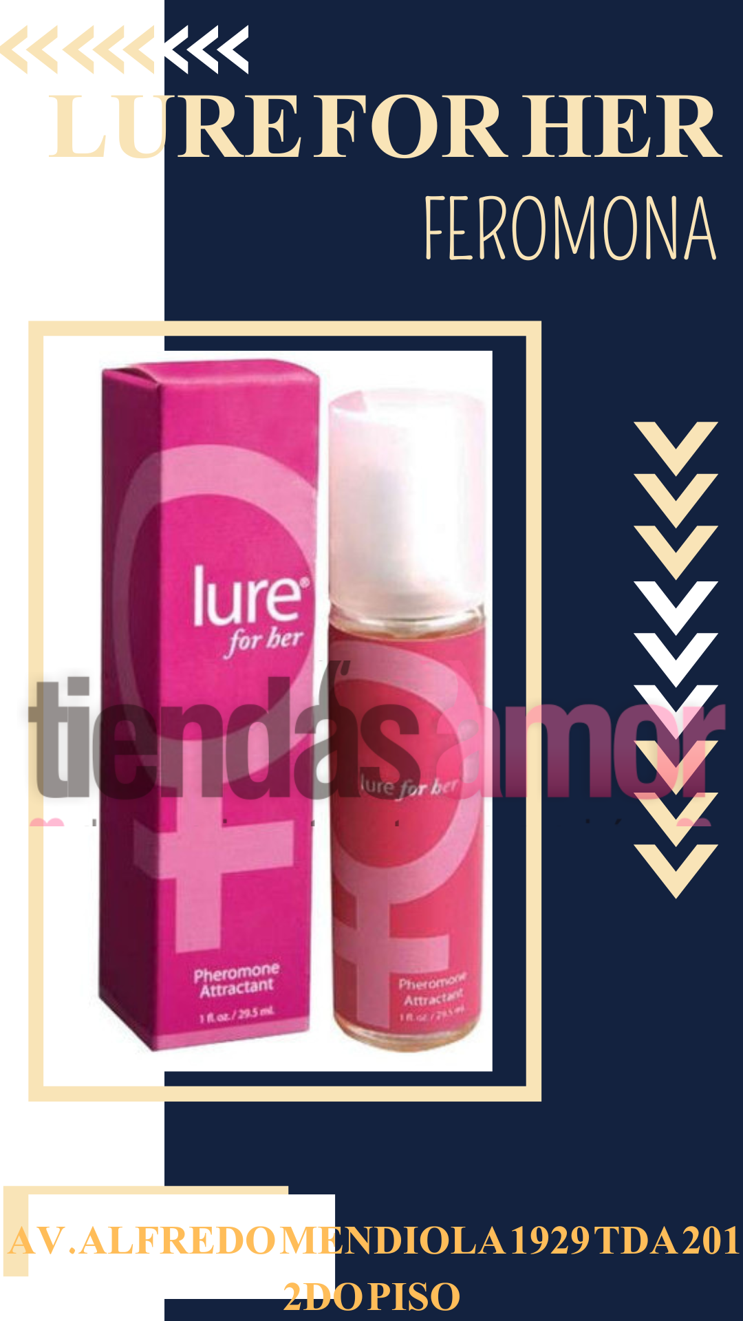 FEROMONA LURE FOR HER TIENDAS AMOR